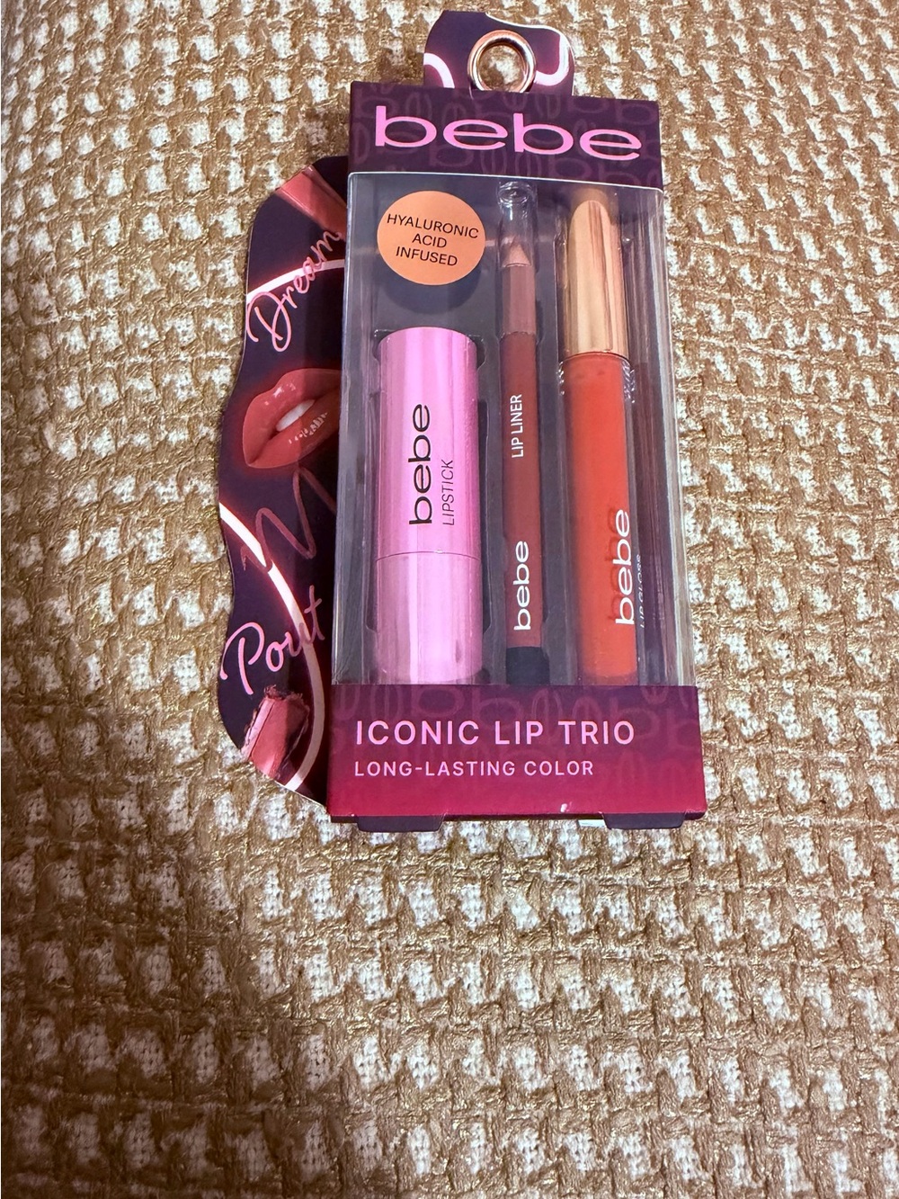 bebe Iconic Lip Trio - Pink and Coral Shades